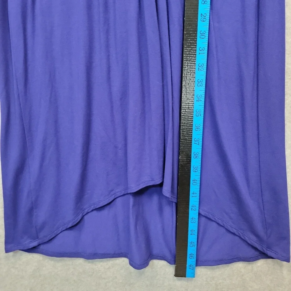 NEW Chico's Katrina V-Neck Front Knot Maxi Dress Blue Travel Chico's Sz 1 Size M